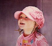 Ashleigh's Hat,  13 x 15.5 inch,  Watercolour