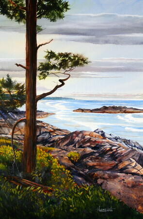 Rocky Point  14x21  Watercolor