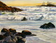 Turtle Rock beach  13x17  Watercolor     Sold